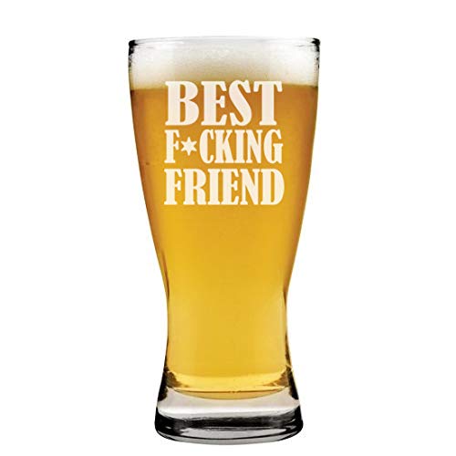 15 oz Beer Pilsner Glass Best F ing Friend