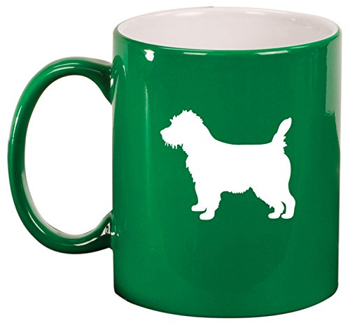 Ceramic Coffee Tea Mug Cup Cairn Terrier (Green)