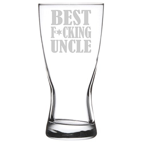 15 oz Beer Pilsner Glass Best F ing Uncle