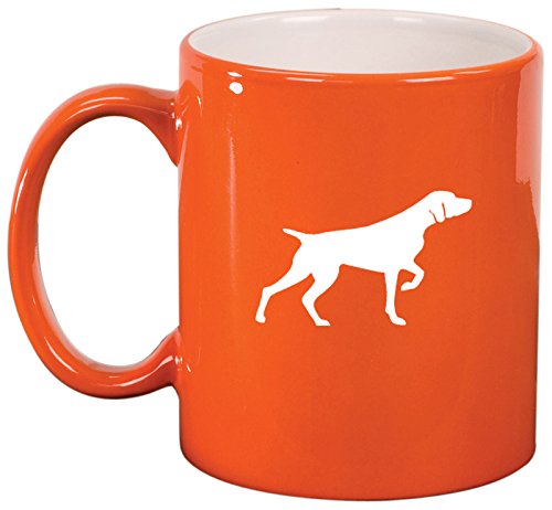 Ceramic Coffee Tea Mug Cup German Shorthaired Pointer (Orange)