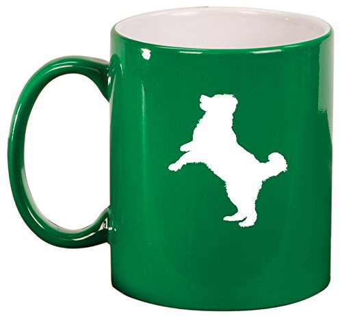 Ceramic Coffee Tea Mug Cup Bernese Mountain Dog (Green)