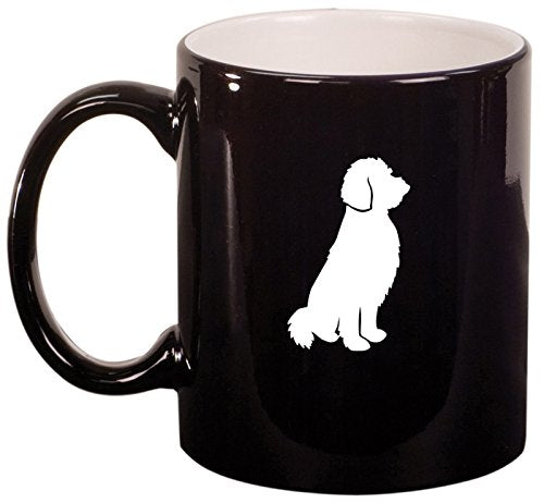 Ceramic Coffee Tea Mug Goldendoodle (Black)