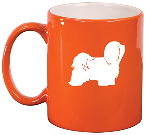 Ceramic Coffee Tea Mug Cup Havanese (Orange)