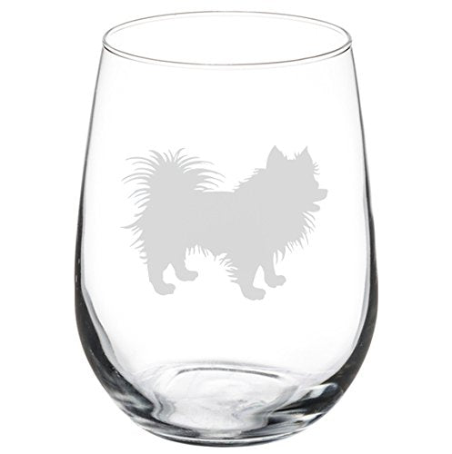 Wine Glass Goblet Pomeranian (17 oz Stemless)