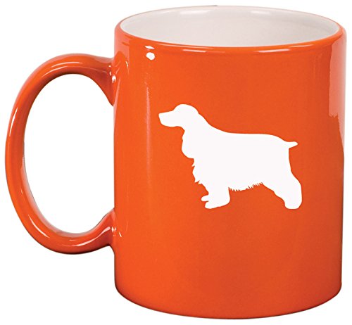 Ceramic Coffee Tea Mug Cocker Spaniel (Orange)