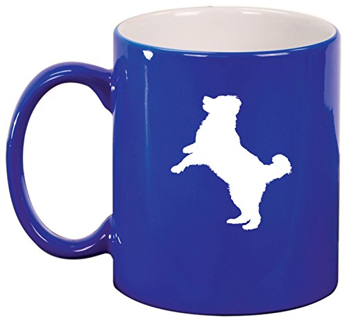 Ceramic Coffee Tea Mug Cup Bernese Mountain Dog (Blue)