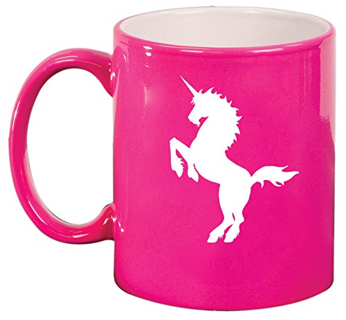 Ceramic Coffee Tea Mug Cup Unicorn (Pink)