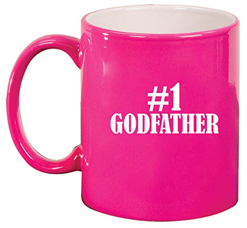 Ceramic Coffee Tea Mug Cup #1 Godfather (Pink)
