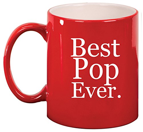 Ceramic Coffee Tea Mug Cup Best Pop Ever (Red)