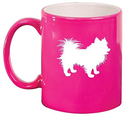 Ceramic Coffee Tea Mug Cup Pomeranian (Pink)