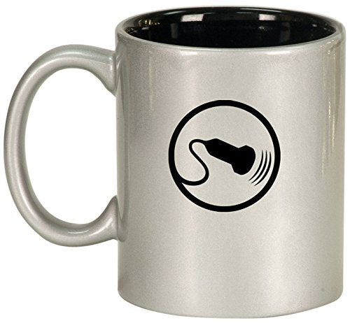 Ceramic Coffee Tea Mug Cup Sonography Sonographer Ultrasound (Silver)