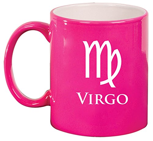 Ceramic Coffee Tea Mug Cup Virgo (Pink)