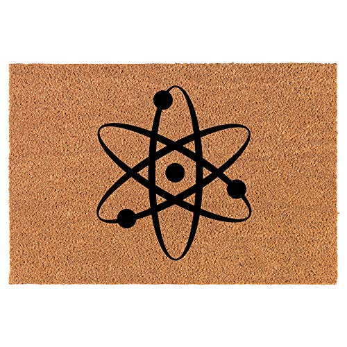 Coir Doormat Front Door Mat New Home Closing Housewarming Gift Atom Science Atheist (30" x 18" Standard)