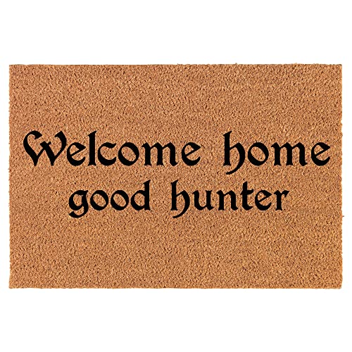Coir Doormat Front Door Mat New Home Closing Housewarming Gift Welcome Home Good Hunter (30" x 18" Standard)
