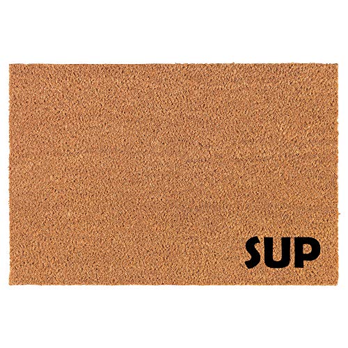 Coir Doormat Front Door Mat New Home Closing Housewarming Gift Sup Corner (24" x 16" Small)