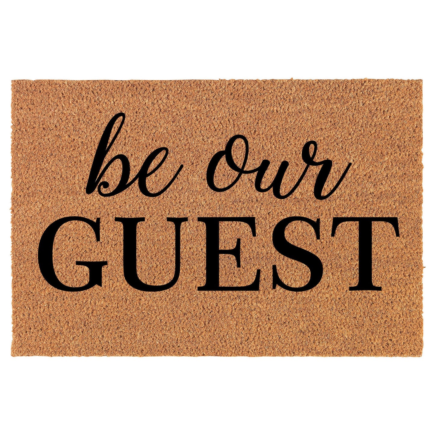 Be Our Guest Coir Doormat Welcome Front Door Mat New Home Closing Housewarming Gift