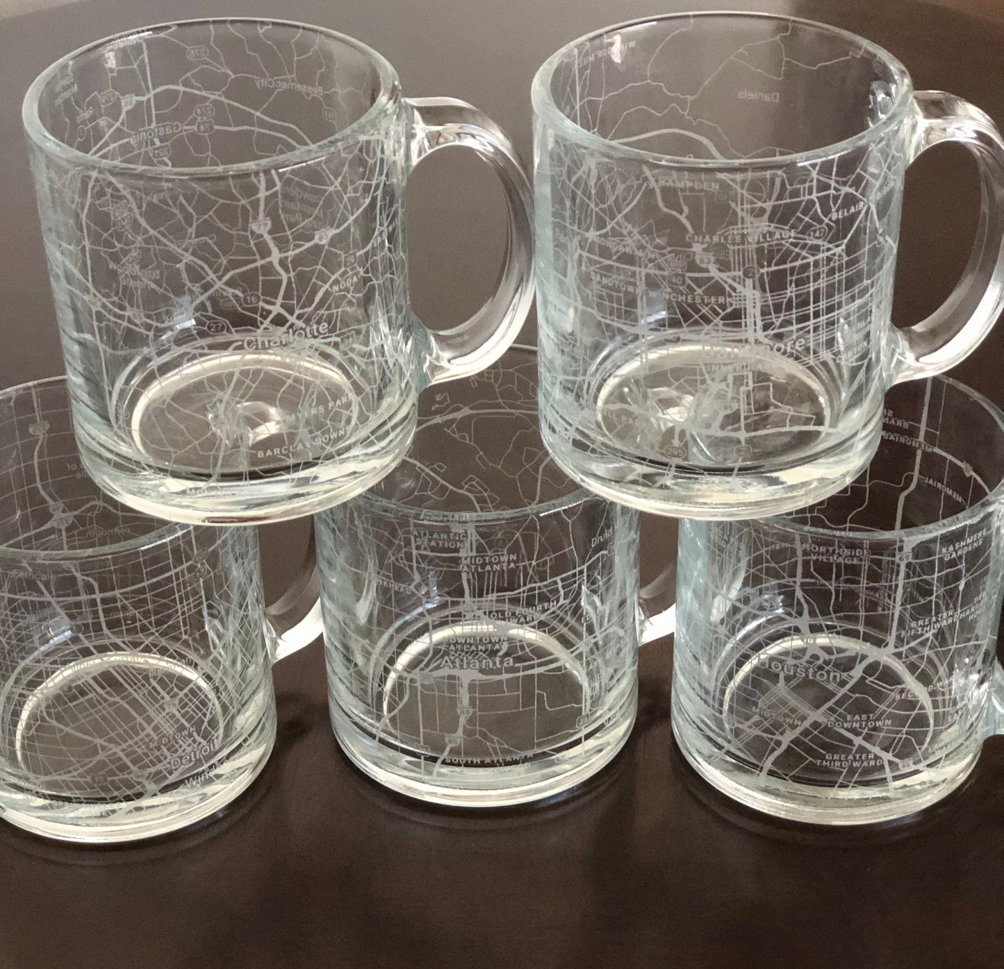 Clear Glass Mugs, 18 oz.